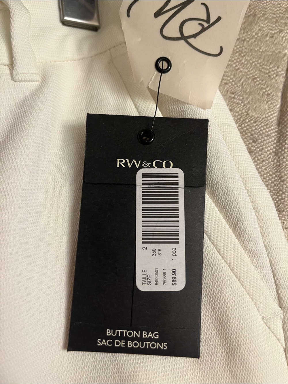 RW&CO. White Boot Cut Dress Pants - Picture 5 of 7